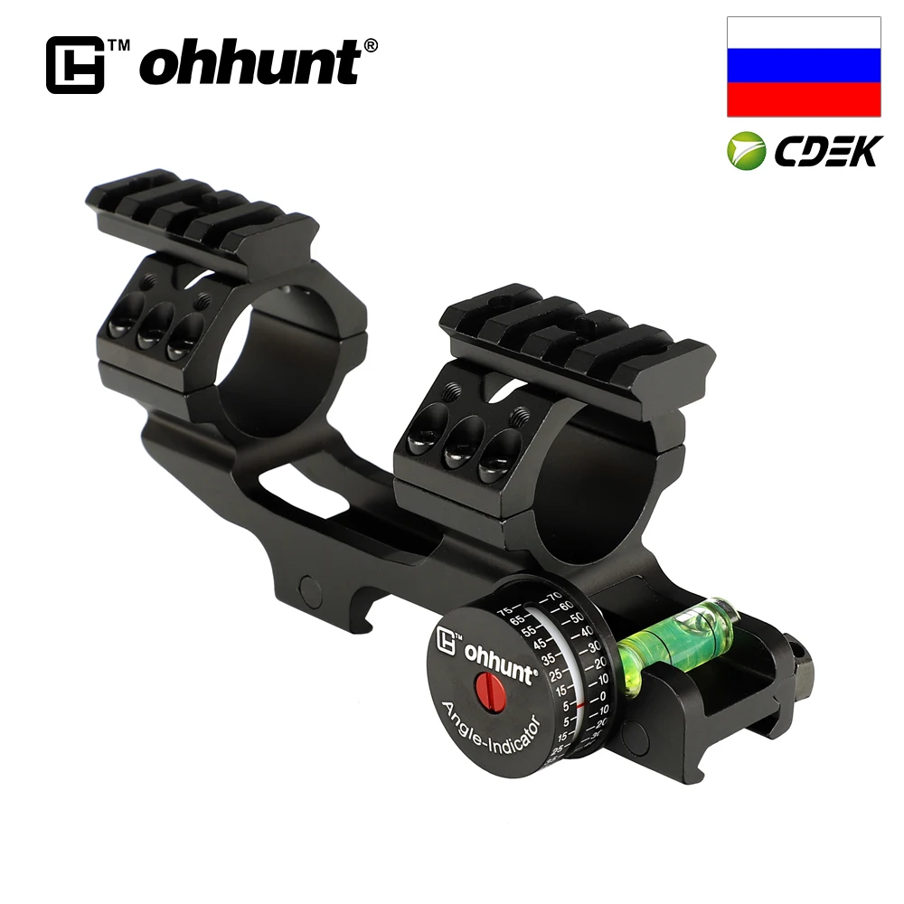 Ohhunt 25 4 мм 30 кольца для прицела пикатинни крепление с углом проекции набор