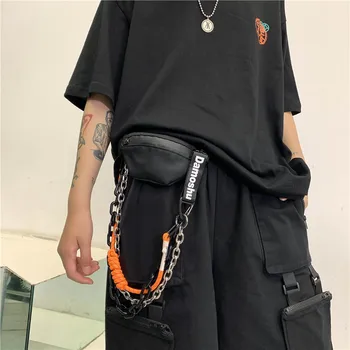 

Original Design Chest Bag Men's Fashion Brand Street Trend Hip-hop Simple Waist Bag Shoulder Messenger Bag Riding Small Bag