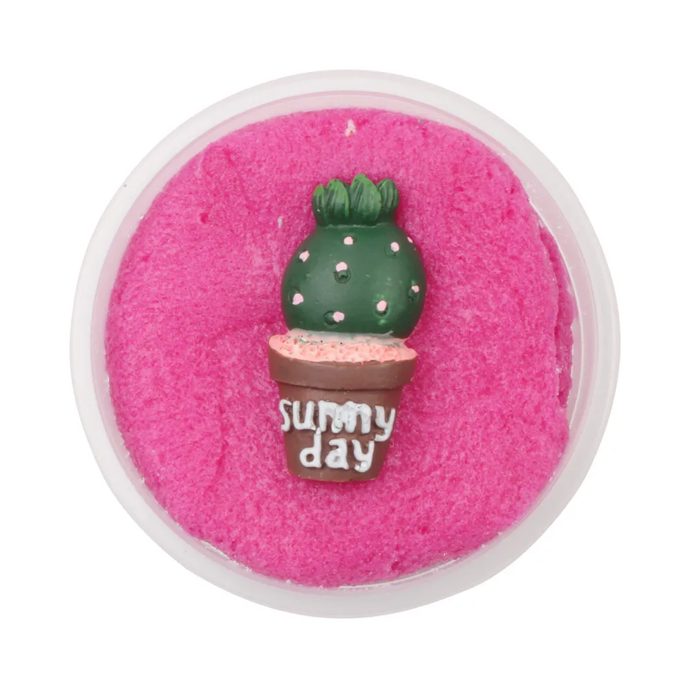 Colorful Mixing Cloud Cotton Candy Slime Fluffy Polymer Anti Stress Slime Sludge Cotton Mud Toy Toys For Children #A