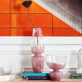 

Flower Vases Nordic Home Decor Vasi Hogar Decoración Jarrones Decorativos Moderno Terrario Glass Vase For Flowers Tabletop Decor