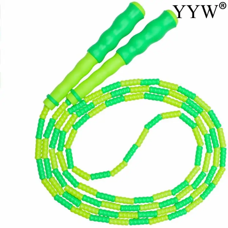 Soft TPU Beads Jumprope Skipping Rope Jumping Nylon Jump For Adult Kids Training Speed Indoor Sport Fitness Equipment | Спорт и