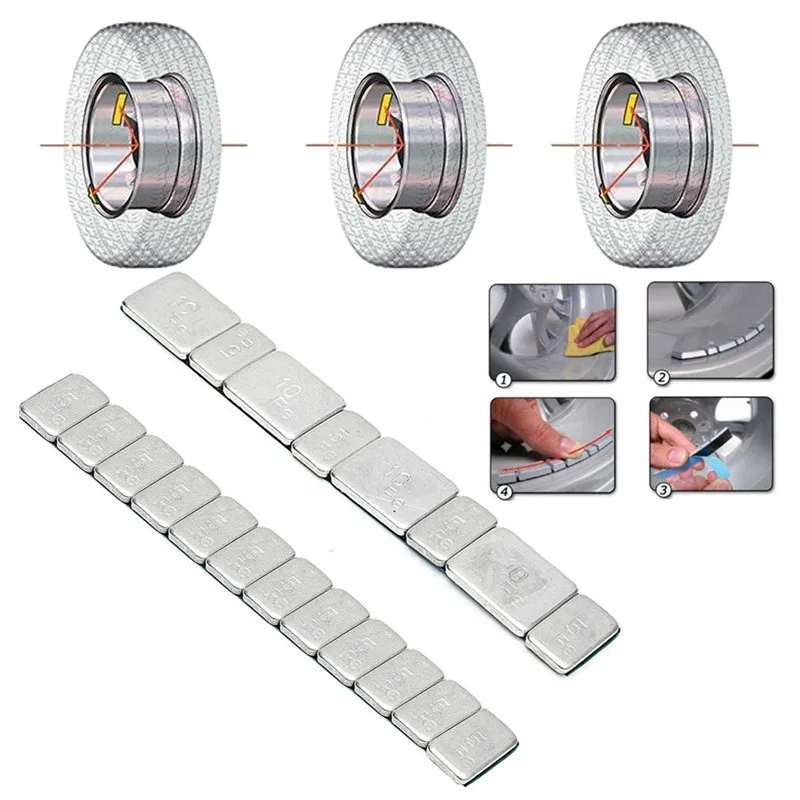 Chooseable 2 Type Tire Wheel Balancing Weights Stick On 0.25 OZ 5.9'' 60g Motorcycle Car Truck | Автомобили и мотоциклы
