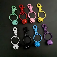 DIY ювелирные аксессуары цветной металлический лак для выпечки брелок многоцветные аксессуары бубенчики Подарочный Брелок для ключей Сумочка Подвеска