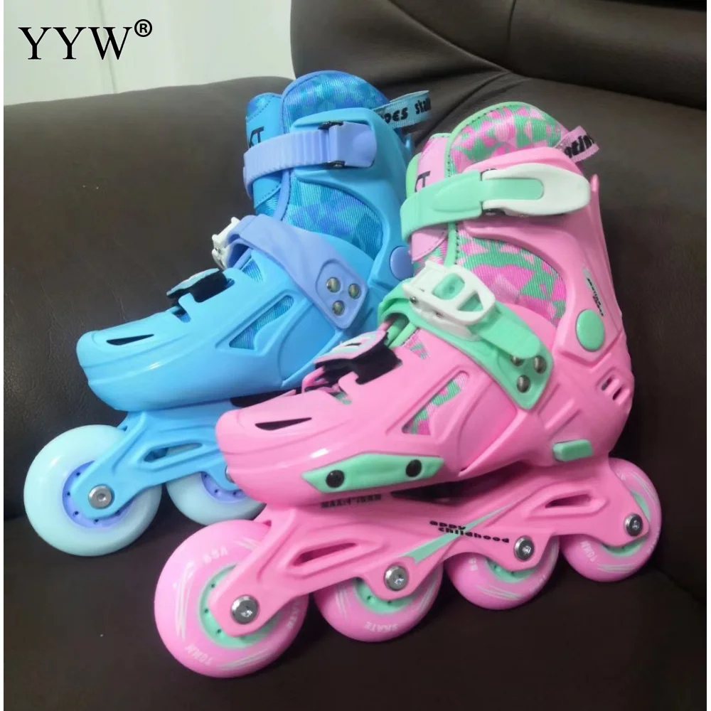 inline-roller-skates-pu-leather-children-wheels-speed-skating-shoes-girls-professional-skates-sneakers-for-child-size-28-39-pink