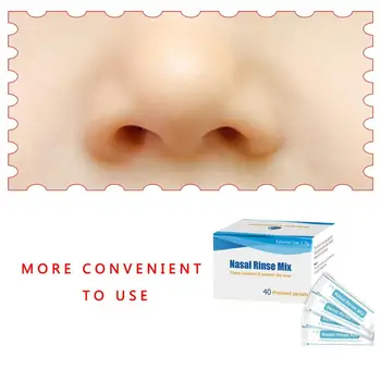 

Normal Saline Cleaning Salt For Adults And Children No Iodized Salt Fine Grinding Agent For Nasal Washing Device 2.7G