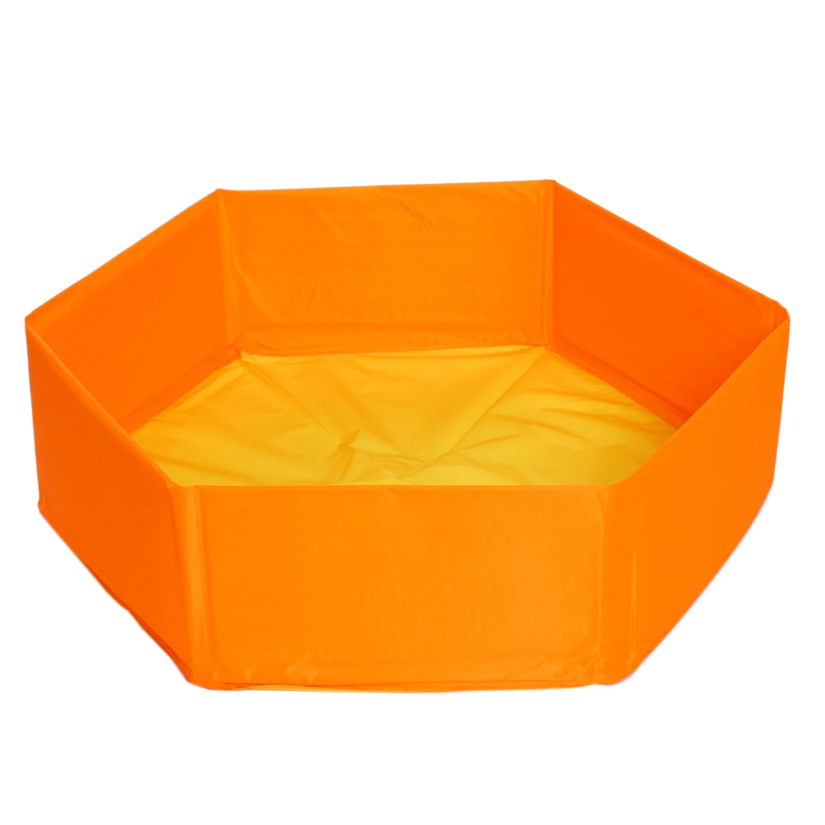 Orange Yellow Большая Портативная Складная собака для плавательного бассейна щенок кошка ванна для купания - Цвет: Orange Yellow