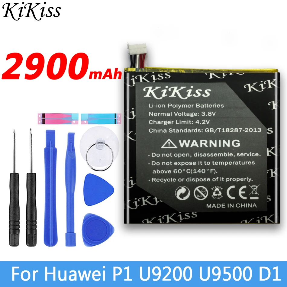 Аккумулятор высокой емкости на 2900 мА · ч для Huawei Ascend P1 U9200 T9200 U9500 D1 аккумулятор