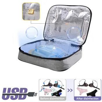 

Portable LED UV Cleaner And Sanitizer Bag luminum foil liner Disinfector Respira Disinfection Tool Cleaner Disinfectant Bag #L4