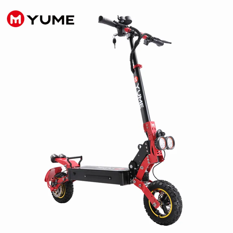 Мощный мотор YUME S12 10 &quot1000 Вт внедорожные шины до 40 миль и 30 миль/ч складной