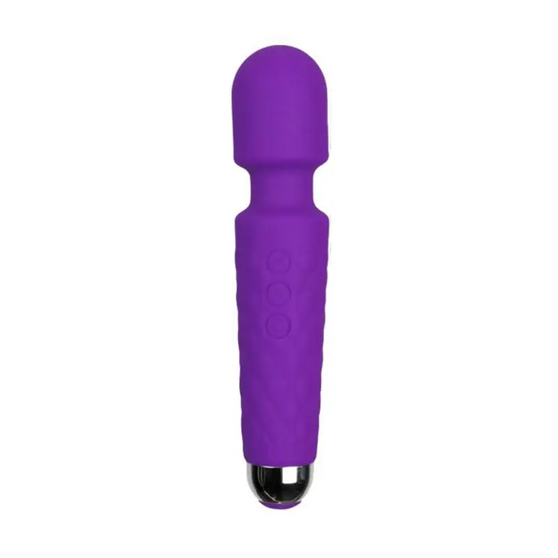 Purple Passion Новое поступление, супер мощный AV массажный вибратор, вибратор точки G для женщин, usb зарядка, секс игрушки, Стимулятор клитора, 4 цвета - Цвет: Purple Passion