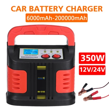 

Automatic Battery Charger 12/24V Jump Starter Emergency Charger Booster Power Bank Pulse Repair Device For Car Truck Universal