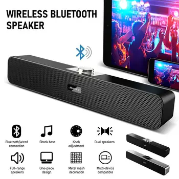 

Subwoofer Bluetooth Speaker Home Theater Tablet Loudspeaker Portable Universal Travel Music Player Outdoor