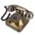 WX-3011# New Antique Bronze Telephone dial Vintage Landline Phone Desktop Caller Home Office vintage retro phone