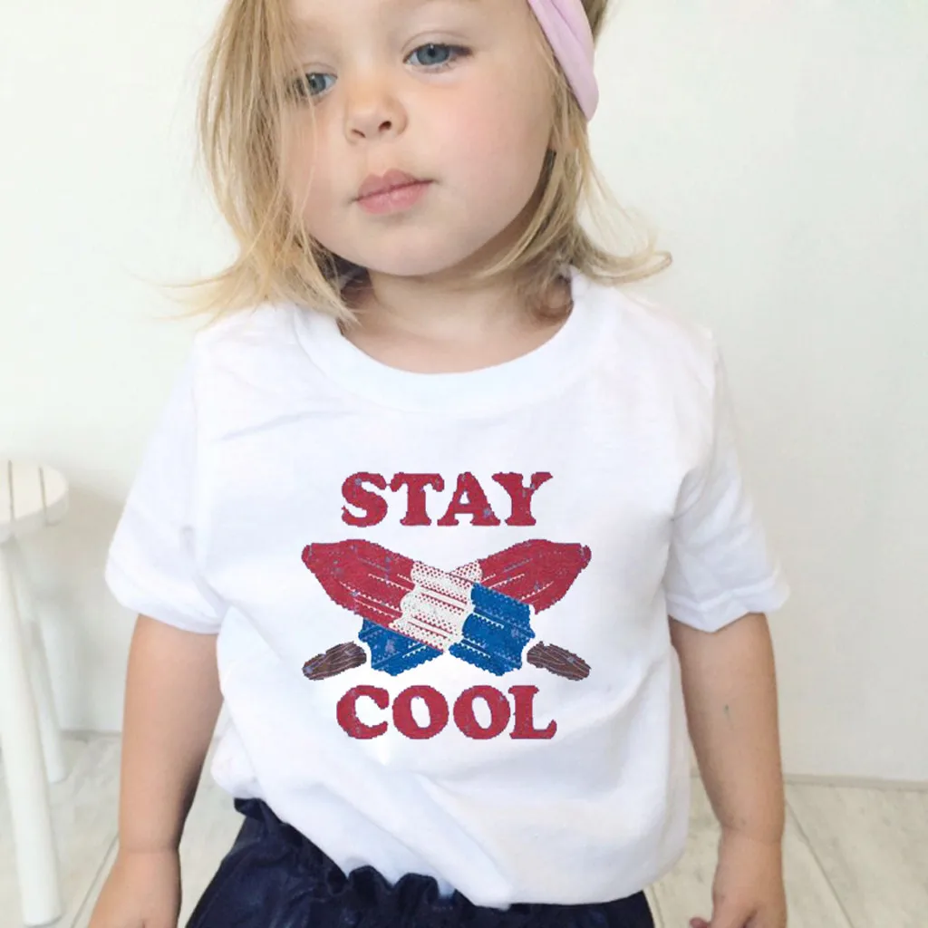 TELOTUNY Infant T-shirt Casual Tee Tops Boy Girl Clothes Baby Short Sleeve Corn Print Shirt Top Summer Boys T | Детская одежда и