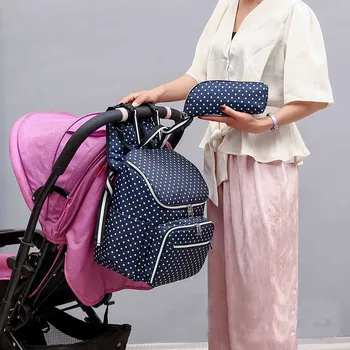 

Maternity Mother Shopping Bag Waterproof Nursing Diaper Backpack Moms Pram Buggy Milk Water Organizer Pouch