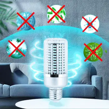 

UV Germicidal Lamp E27 40W UV Sterilizer lamp Ultraviolet UVC Light Corn Bulb Disinfection Lamp Bulb for Indoors Sterilization