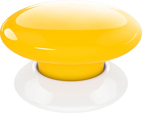 2,4 ГГц FIBARO HomeKit-кнопка с питанием от батареи беспроводной контроллер для умного дома - Цвет: Цвет: желтый