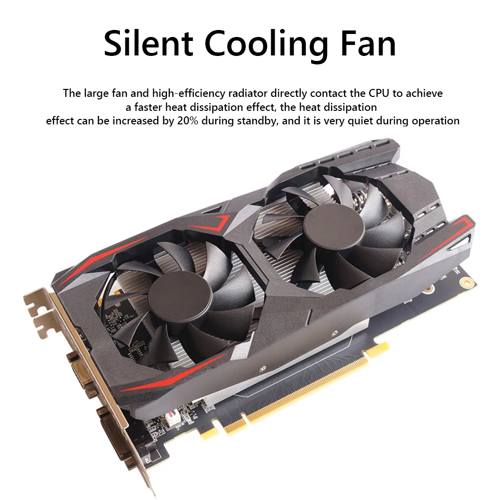 Graphics Card GTX 550Ti 3GB 192bit GDDR5 Gaming Video Cards for NVIDIA Computer PCI-Express 2.0 HDMI with Dual Cooling Fan latest gpu for pc