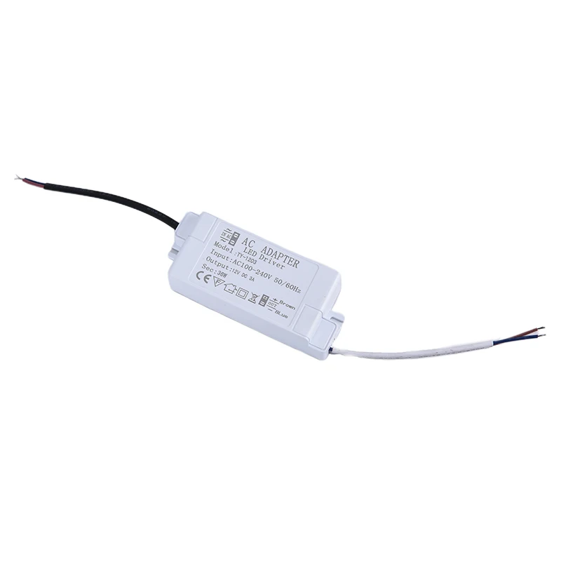 1pc 12V LED Driver Power Supply LED Control Lighting Transformer For Light Strip