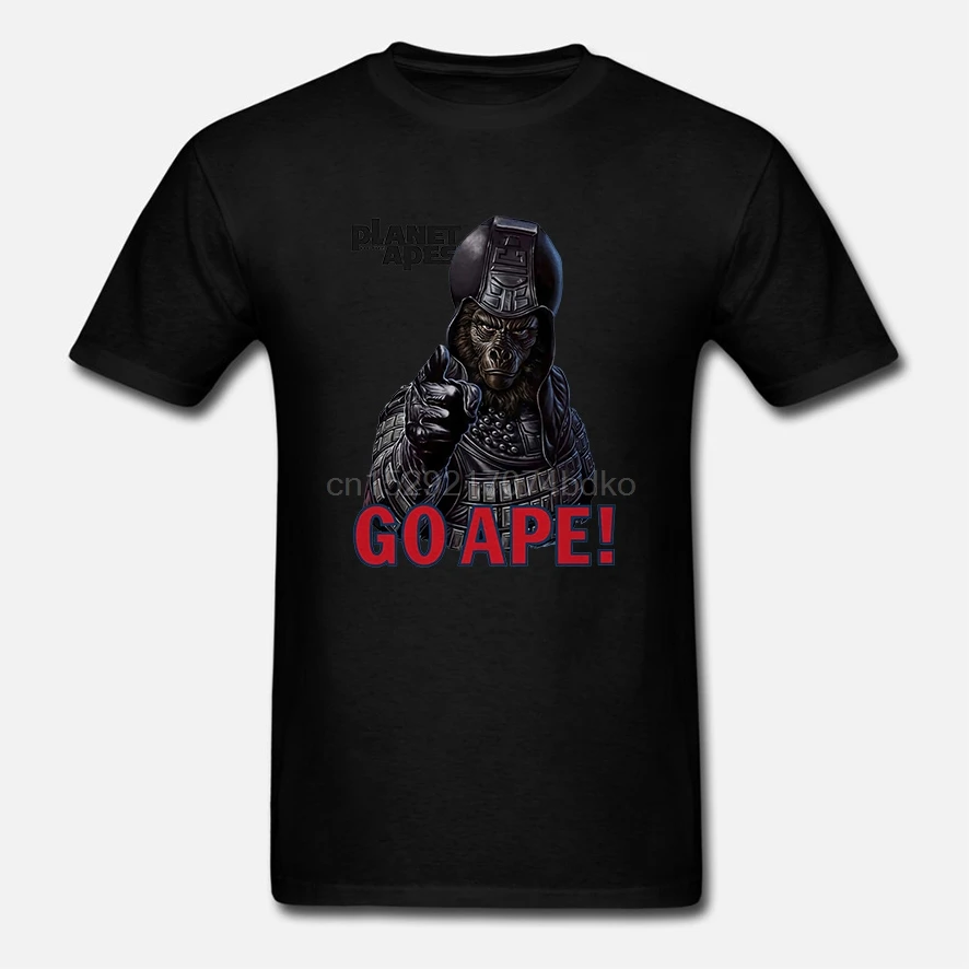Планета обезьяны Go Ape! Футболка в стиле ретро фантастического оригинальная