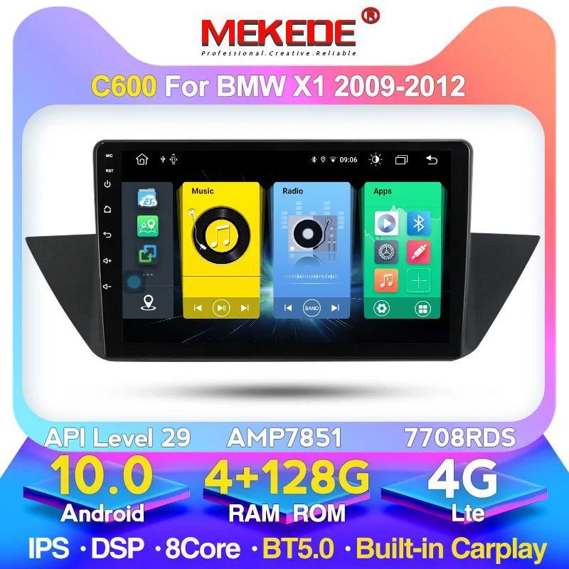 MEKEDE 4G ОЗУ HD Android 10 0 автомобильный dvd плеер мультимедийная система для BMW X1 E84 2009 ~ 2015