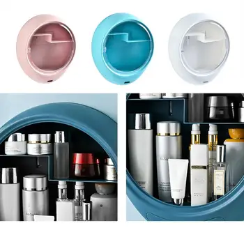 

Makeup Storage Box For Cosmetics Desk Office Storage Lipstick Case Sundries Jewelry Organizer Box Self-adhesive Makeup Storage