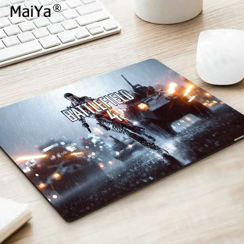 No Lock Edge18x22cm MaiYa Одежда высшего качества поле боя красивый коврик для мышки в стиле аниме Лидер продаж,, игровой коврик Мышь - Цвет: No Lock Edge18x22cm