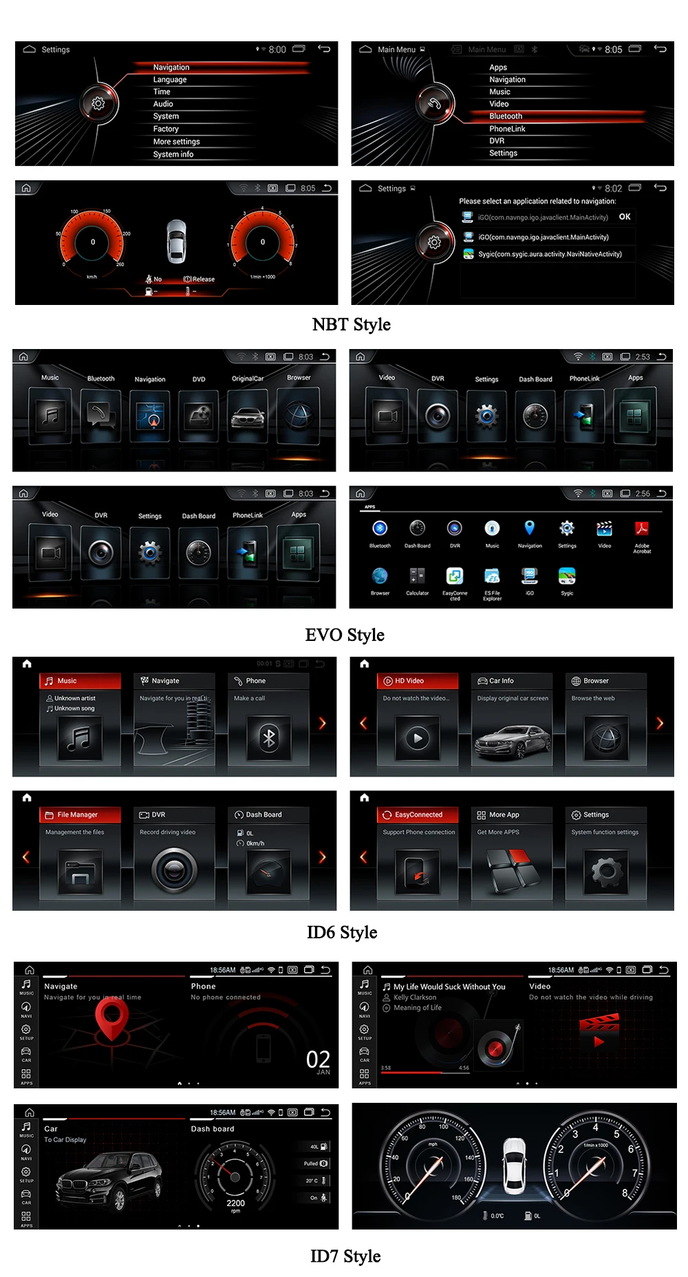 Clearance 10.25" Qualcomm 8 Core Android 9.0 4GB IPS for BMW Series 3 F30 F31 F34 Series 4 F32 F33 F36 GPS Navigation Head unit iDrive 18