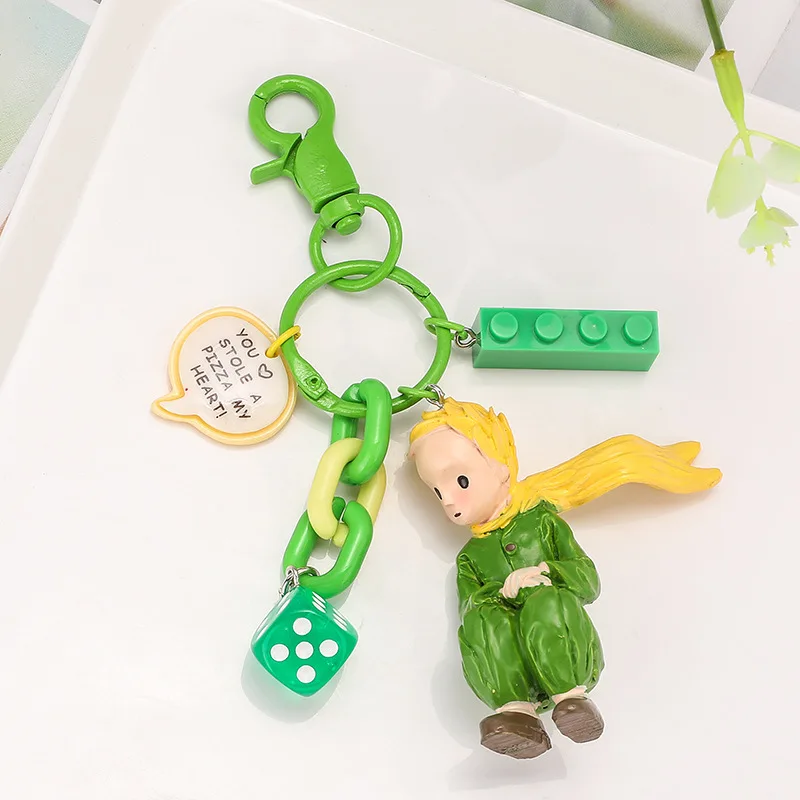 Мультфильм фея Маленький принц фигурка кукла игрушка брелок Подвеска для женщин детская сумка школьная сумка Подвески декоративные брелоки - Цвет: ZZ - 07