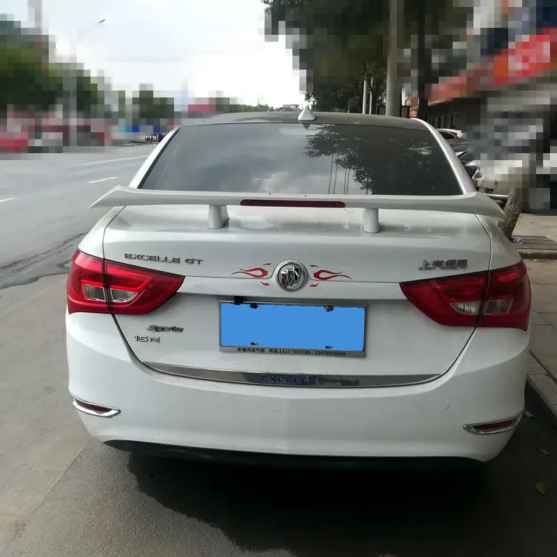 universal spoiler For Buick Excelle GT Spoiler ABS car tail wing decoration rear trunk lip spoiler universal sedan