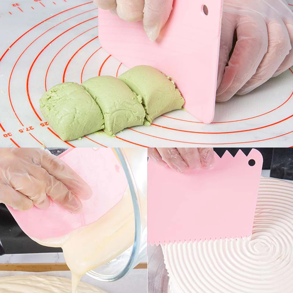 EHZ Dough Scraper Baking Stainless Steel Multipurpose Kitchen Tool Bread  Pastry Scraper Bench Knife Baking Dough Food Scraper - AliExpress