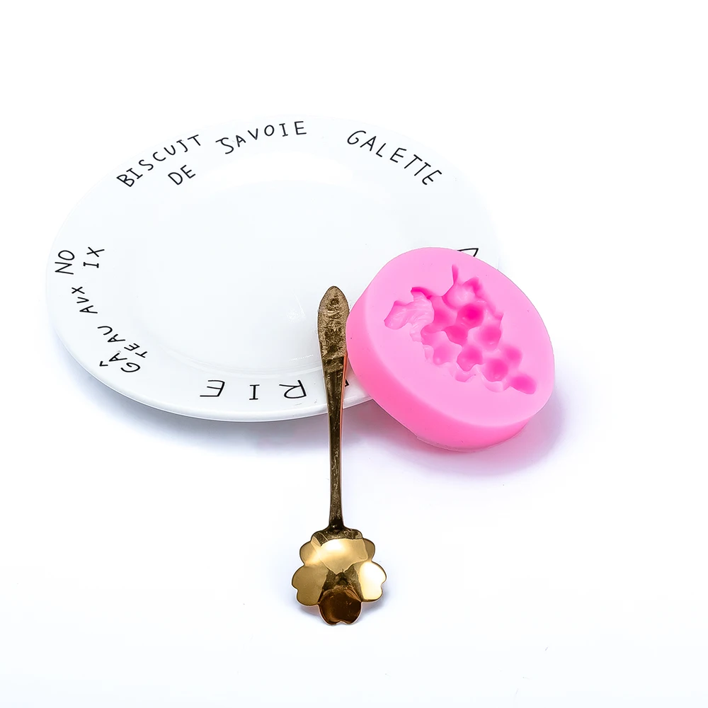 1 шт. силиконовая форма для помадки в форме винограда | Дом и сад