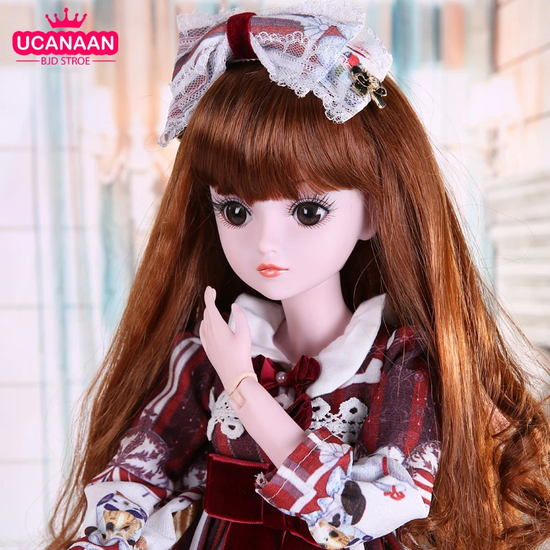 60 см модная одежда для девочек куклы большие ручной работы 1/3 BJD кукла 19 мяч