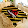 Custom Jurassic Park Table Cloth Holiday Party Waterproof Oxford Fabric Rectangular Tablecloth Home Party Tablecloth 2