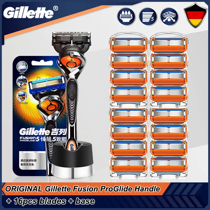 Бритва Gillette Fusion Proglide Мужская станок для бритья кассеты с 5 слоями заменяемыми