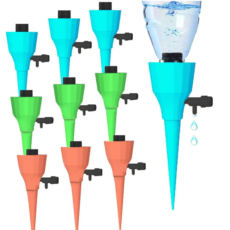 

5PCS Waterers Bottle Auto Drip Irrigation Irrigation Watering System Automatic Watering Spike for Plants Flower Indoor Household