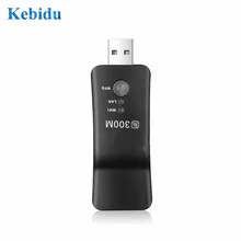 KEBIDU 300 Мбит/с USB универсальный Беспроводной Смарт ТВ Вай-Фай адаптер ТВ палочки RJ-45 Wi-Fi репитер WPS для samsung LG sony HD ТВ