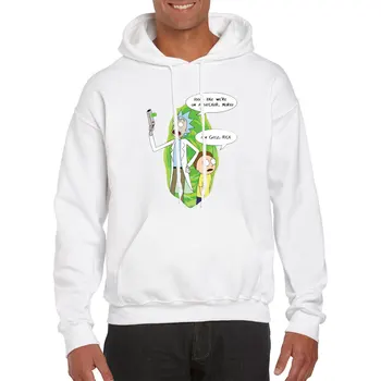 

High Quality Joker Anime Hoodie Rick and Morty Sweatshirt Felpa Uomo Rick Moti Casual Hoody Men Long Sleeves Winter White Hoodie