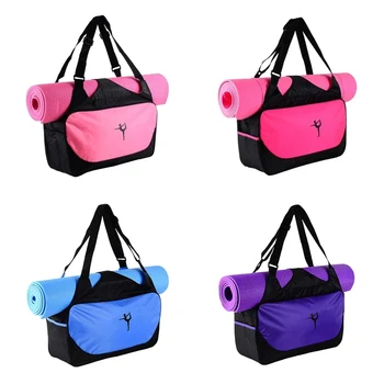 

48x24x16cm High-capacity Yoga Mat Backpack Canvas Waterproof Yoga Bag Outdoor Handbag Sports Fitness Bags (No Yoga Mat)
