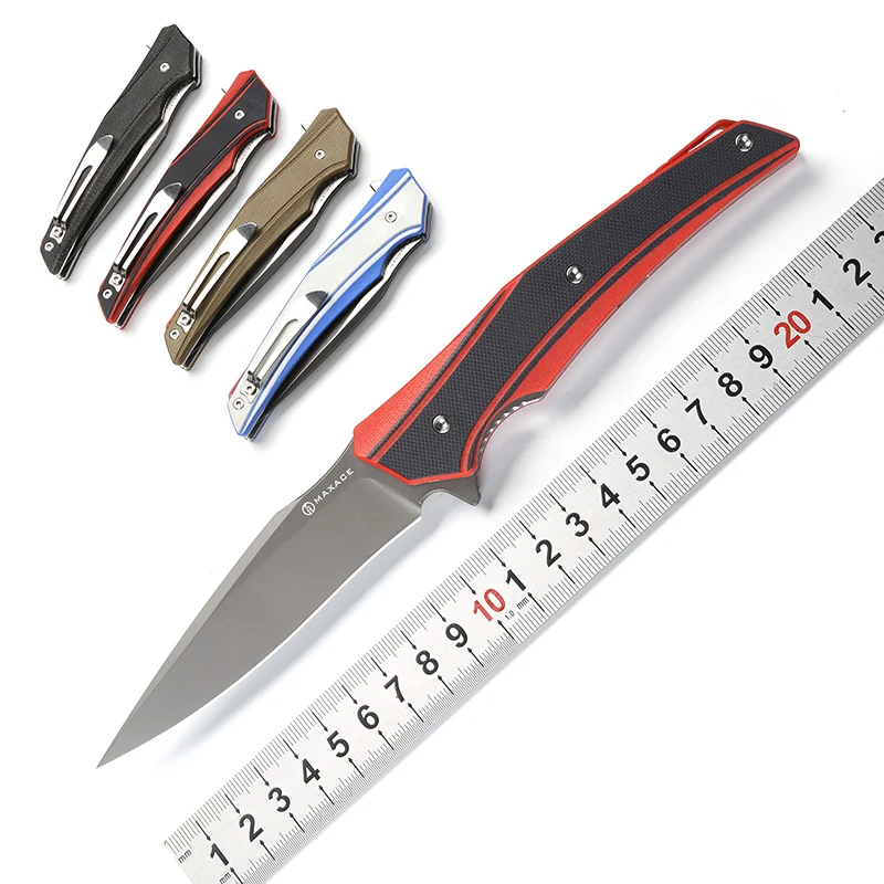 Тактический складной нож MAXACE ranger XW42 лезвие KVT шариковый подшипник рукоятка G10