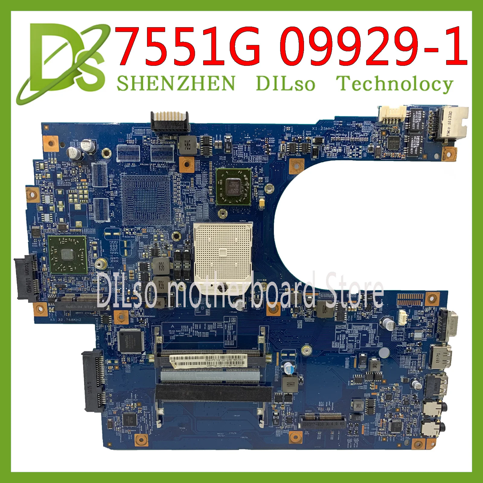 KEFU 7551G материнская плата для acer Aspire 7551 7551G материнская плата для ноутбука 48.4HP01.011 09929-1 оригинальная протестированная