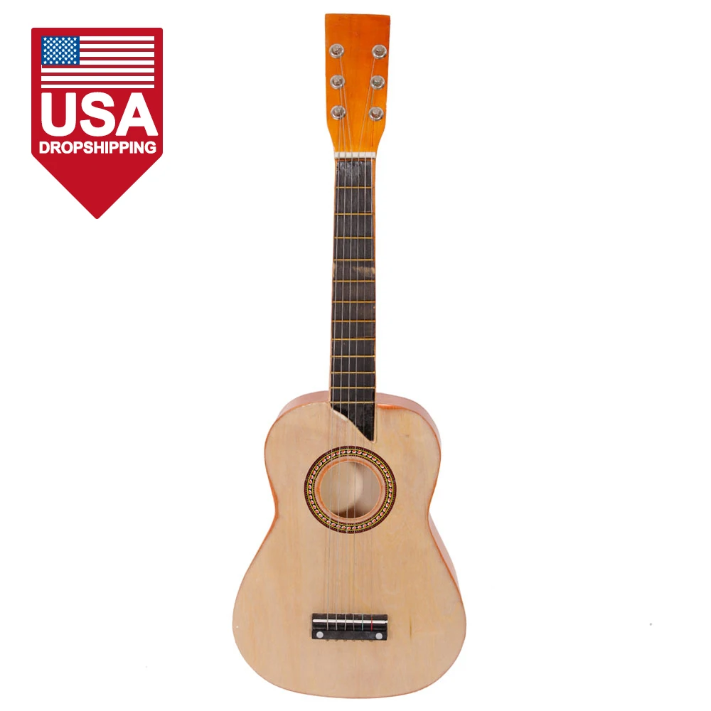 

DropShipping 25" Acoustic Guitar Pick String Wood Color