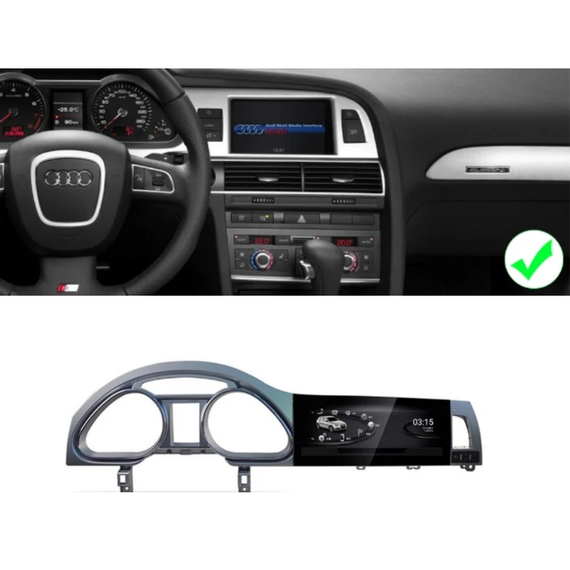 Car Multimedia Player For Audi A6 A6L 2004 2005 2006 2007 2008 2009 2010 2011 GPS Audio Radio Navigation NAVI