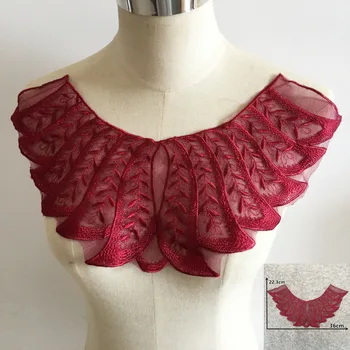 

High quality Tulle Fabric Lace Collar Sewing Embroidery Applique Lace Neckline DIY Craft Supplies Clothing Accessories YL1423