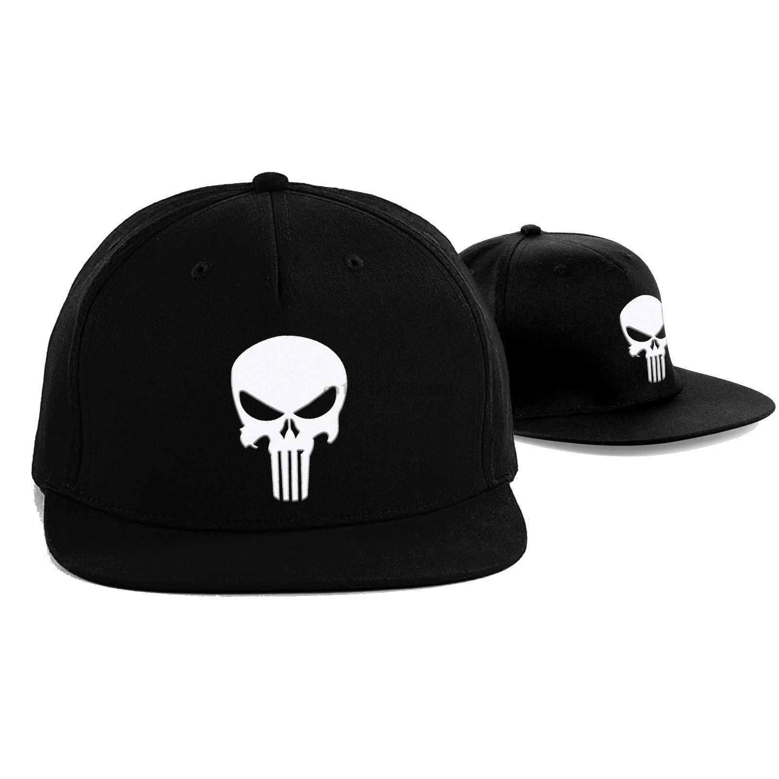 Каратель Кепка супергерой Snapback рэпер Шляпа Унисекс модная шляпа черный