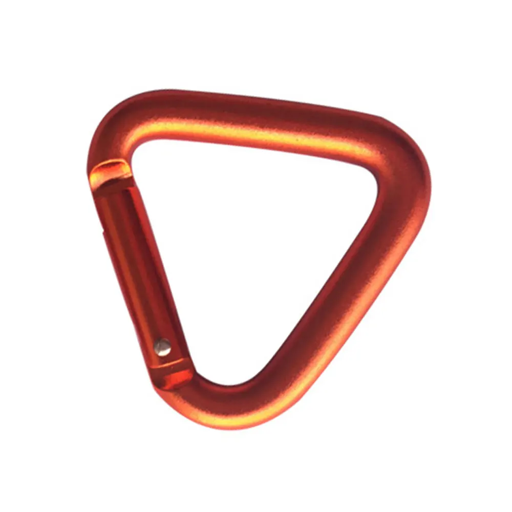 Карабиновая альпинистская Пряжка для активного отдыха оранжевая Парашютная из