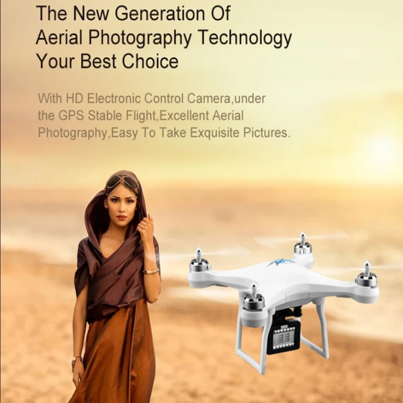 Professional Double GPS Smart GPS Aerial Photography Quadcopter 5G 1080P WIFI FPV Electric Adjust Camera GPS Follow Me RC Drone