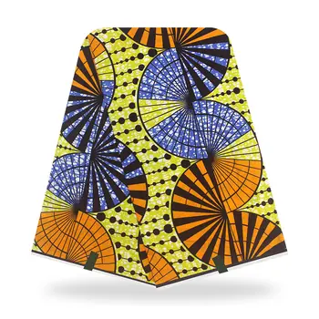 

wholesale! 2020 High Quality African Wax prints fabric veritable Ankara wax Nigerian style 6 yards/pcs 100% cotton!