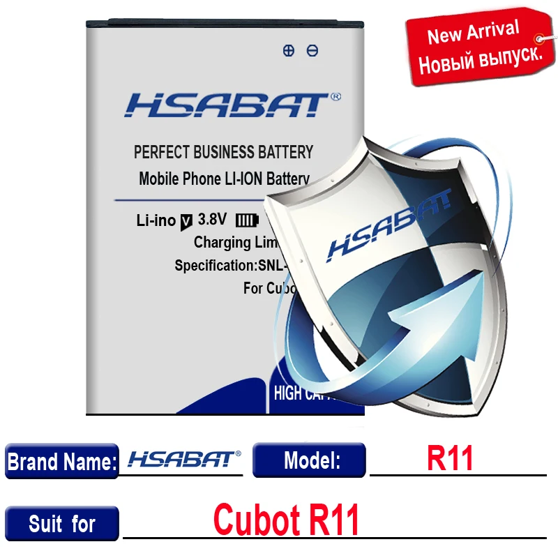 Аккумулятор HSABAT 6500 мАч для CUBOT MANITO/X6/NOTE S/Note Plus/Rainbow/P9/MAGIC/X15/R11/X18/H3/Dinosaur/MAX/S208 A S208A - Цвет: for Cubot R11