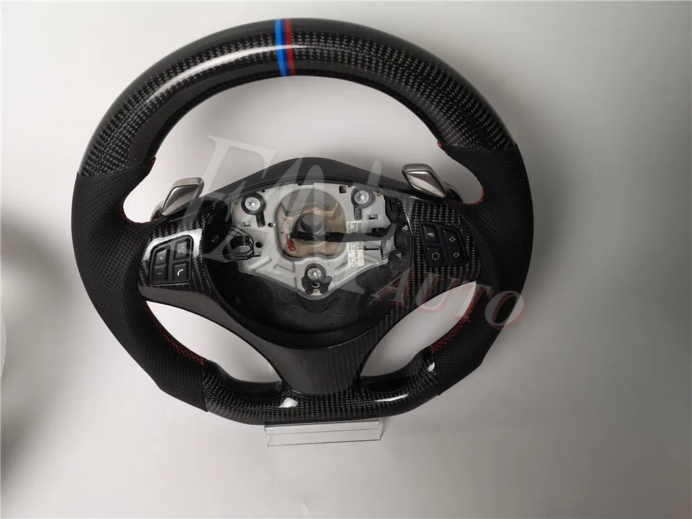 Руль из настоящего углеродного волокна для BMW E90 E91 E92 E93 3 серии 2004-2013